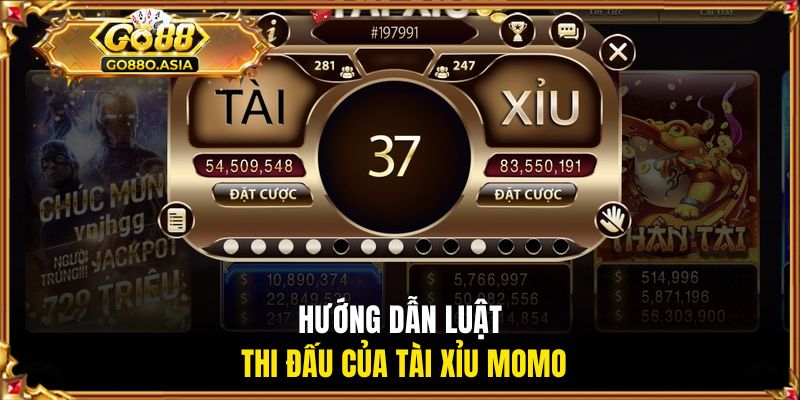 Hướng dẫn luật thi đấu của tài xỉu Momo
